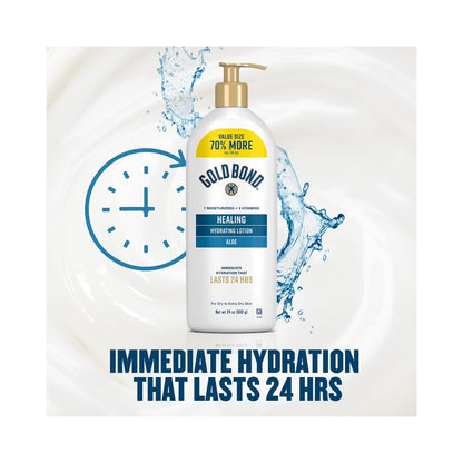 Gold Bond Healing Hydrating Lotion Aloe 24oz (680g)