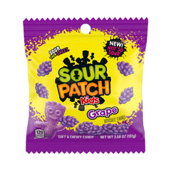 Sour Patch Kids Grape Peg Bag 3.6oz (102g)