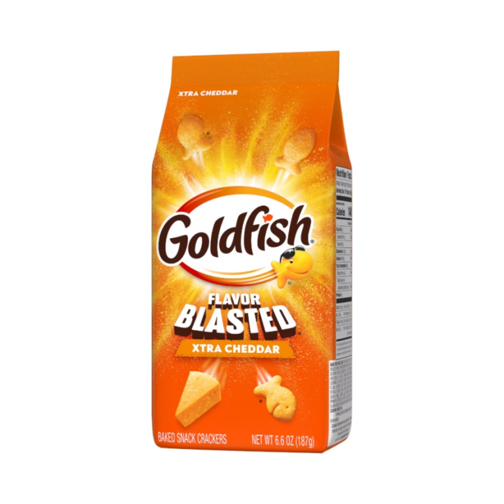 Pep Farm Goldfish Xtra Cheddar Crackers 6.6oz (187g)