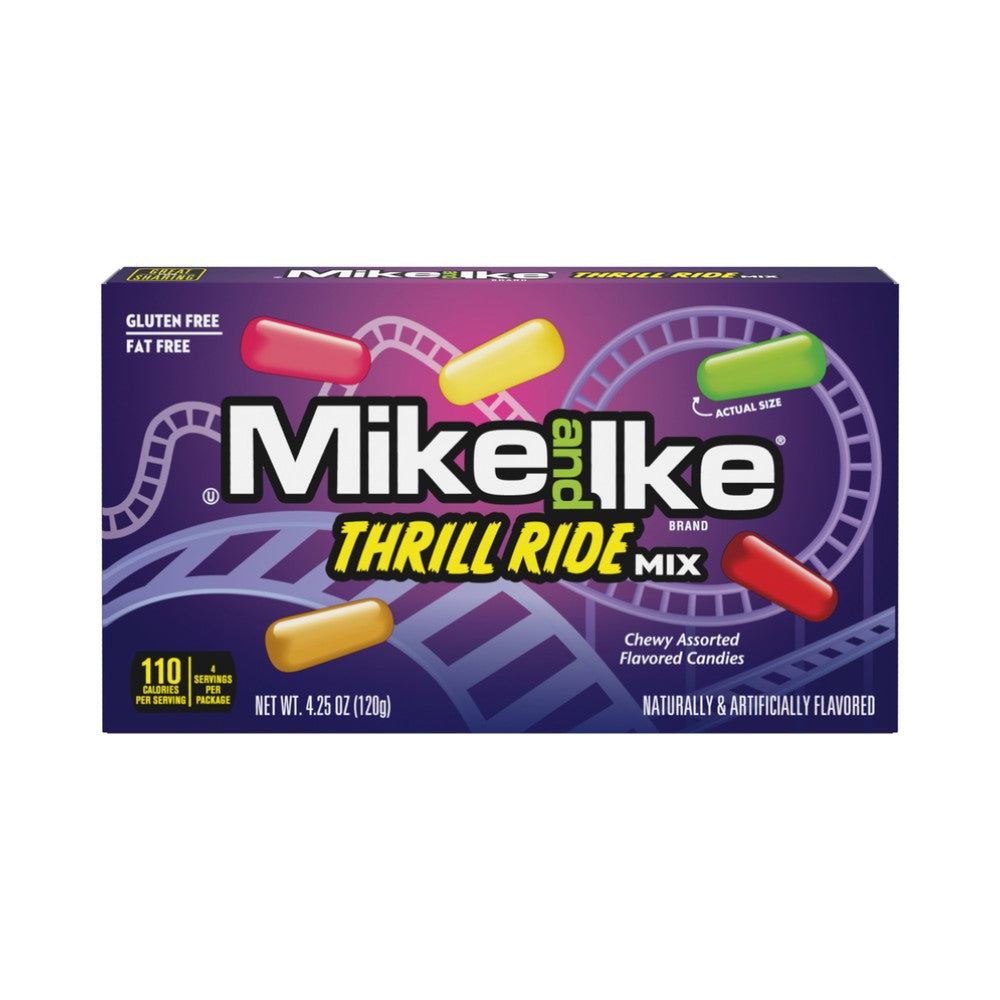Mike & Ike Theatre Box Thrill Ride Mix 4.25oz (120g)