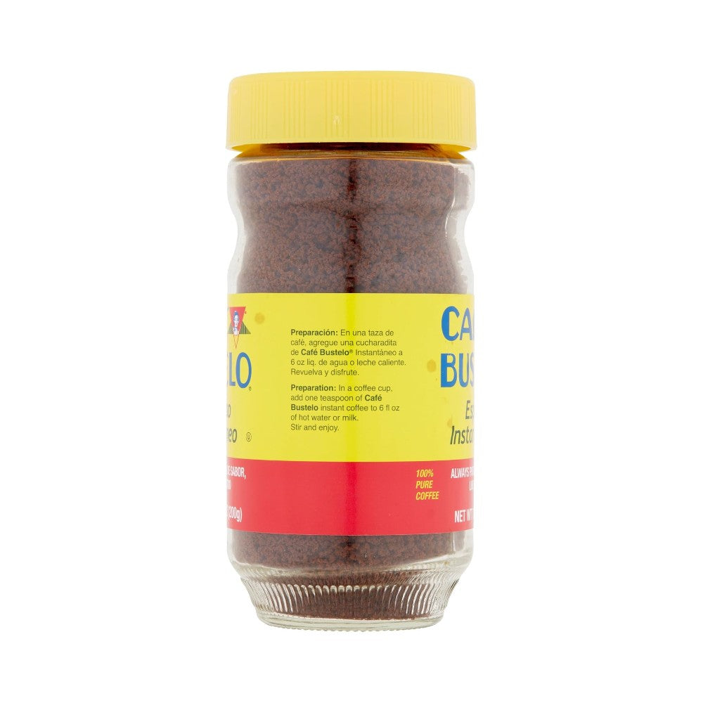 Cafe Bustelo Espresso Dark Roast Instant Coffee Jar 7.05oz (200g)