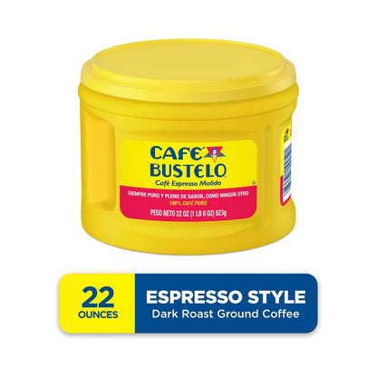 Cafe Bustelo Espresso Dark Roast Instant Coffee Tub 22oz (632g)