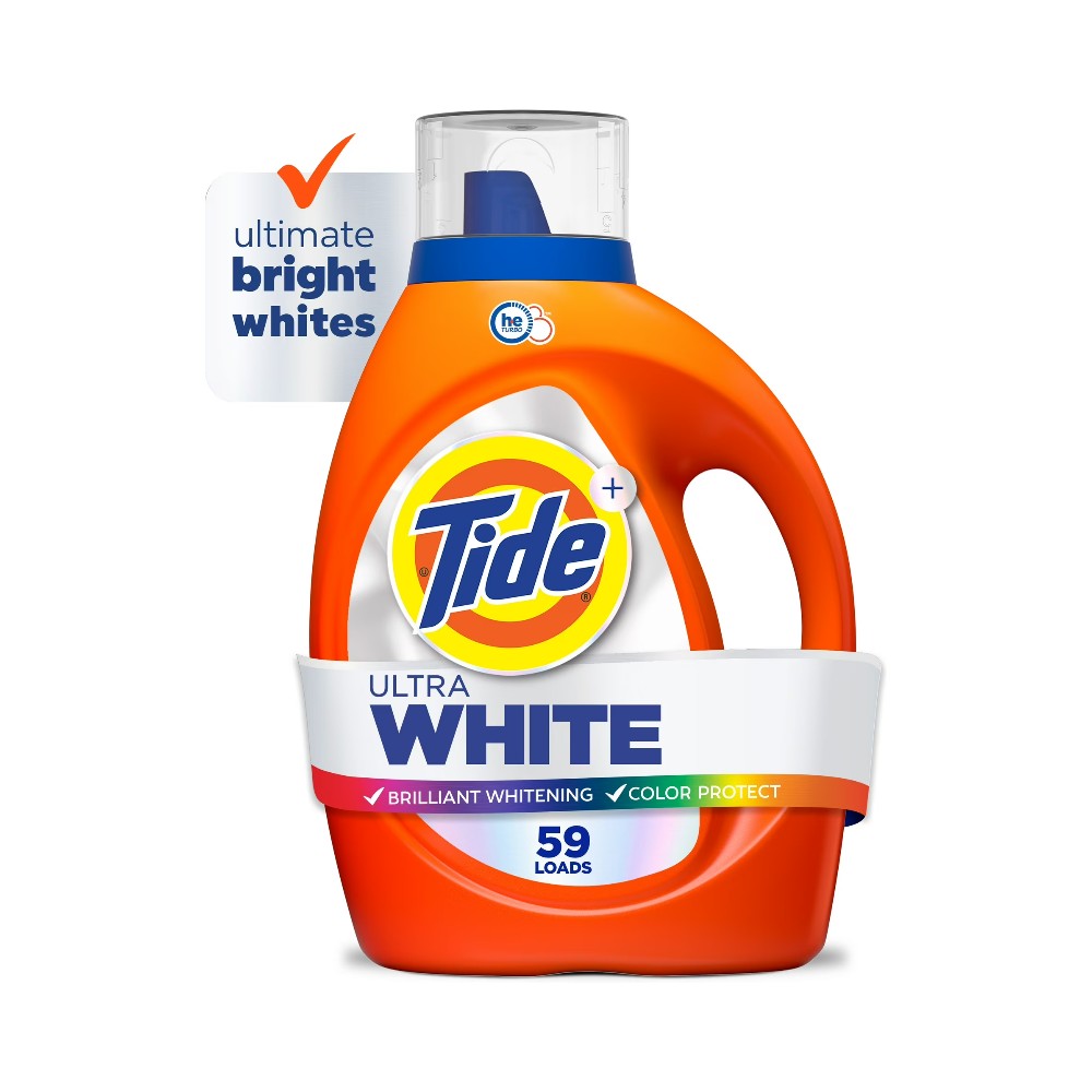 Tide Liquid Detergent HE Ultra White Oxi 84oz (2.48L)