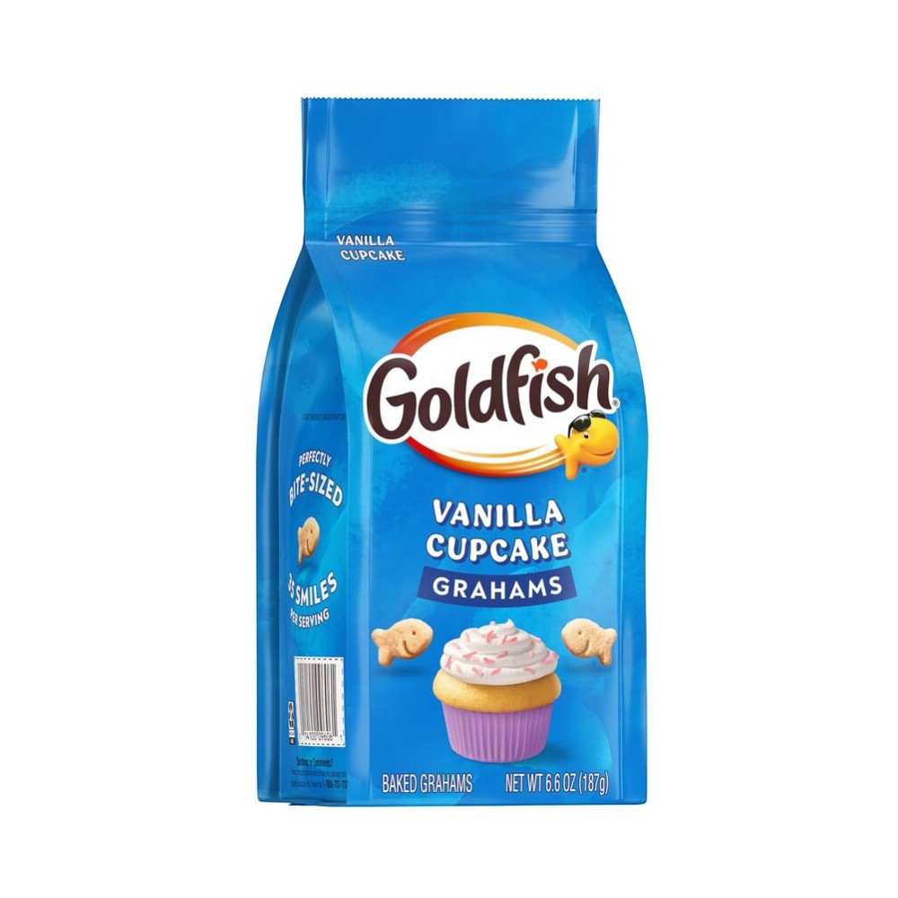 Pep Farm Goldfish Grahams Vanilla Cupcake Crackers 6.6oz (187g)