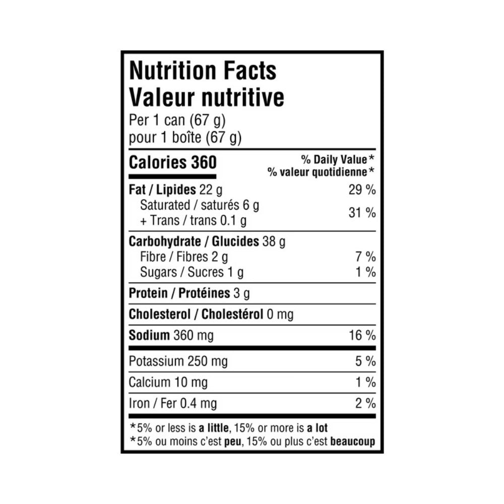 Pringles Original Crisps 2.5oz (67g) (CAN)