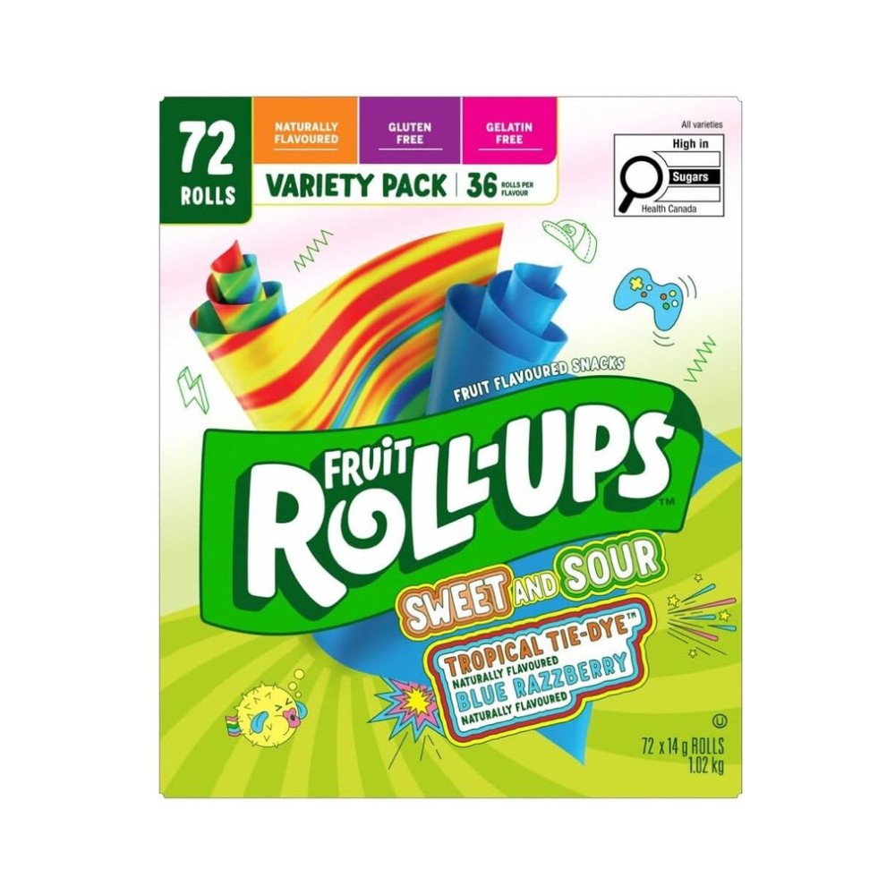 Fruit Roll Ups Sweet & Sour (72 x 0.5oz (14g))