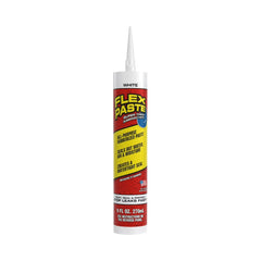 Flex Paste - Super Thick Rubber Spreadable Paste in White 270ml (9oz) Cartridge Sealant