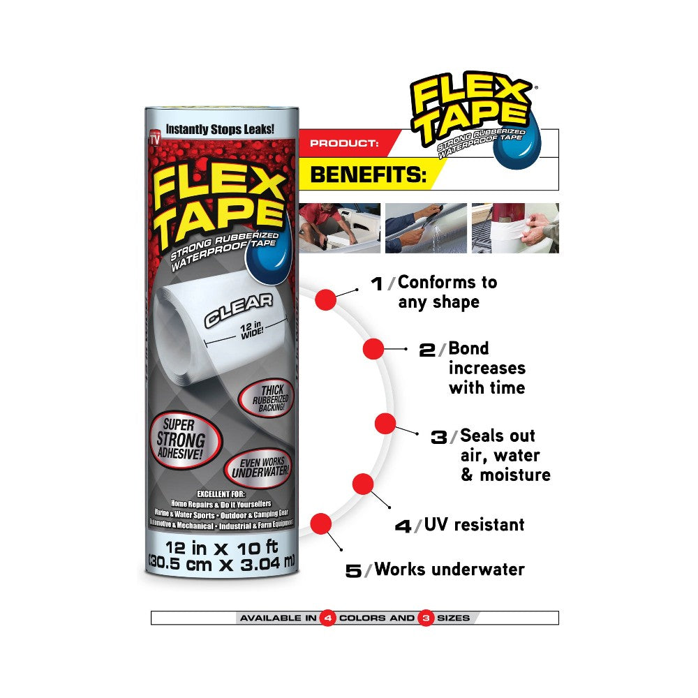 Flex Tape in Black 30.5cm x 3.04m