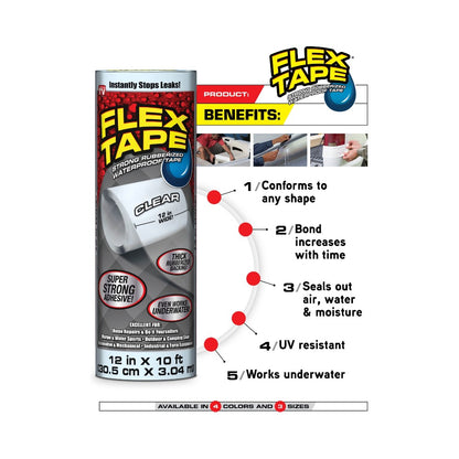 Flex Tape in Black 30.5cm x 3.04m