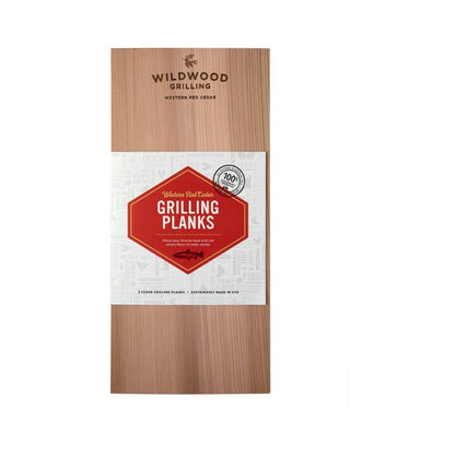 Wildwood Cedar Grilling Planks 7in×15in 2 Pack