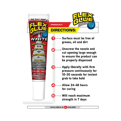 Flex Glue in White 6oz (180ml)