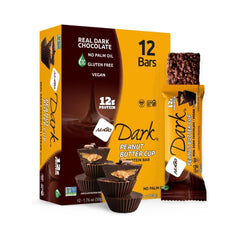 NuGo Dark -  Peanut Butter Cup Protein Bar 1.76oz (50g) - Pack of 12