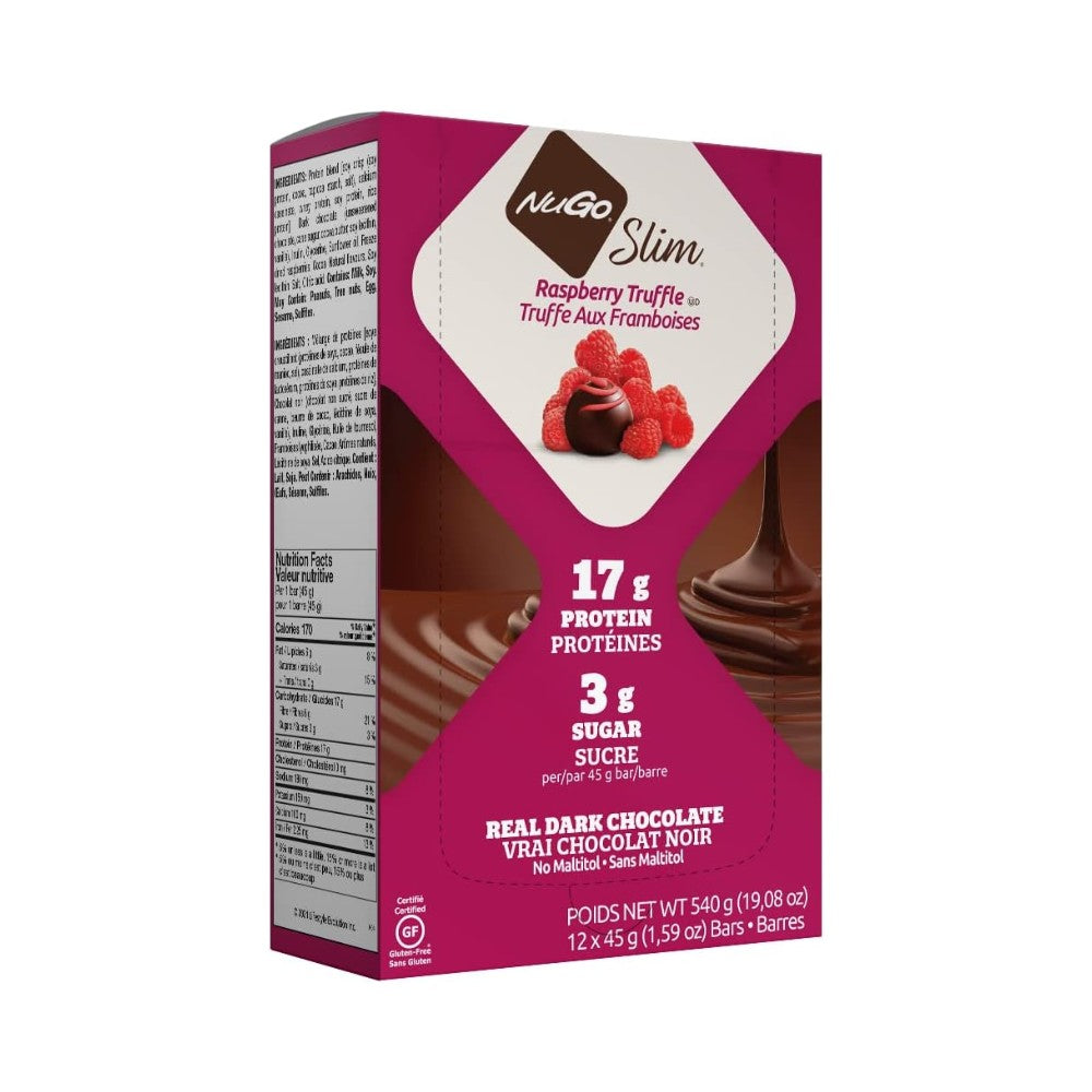 NuGo Slim - Raspberry Truffle Protein Bar 1.59oz (45g)