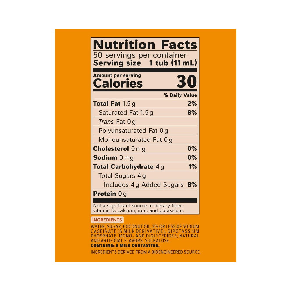 Coffee Mate - Pumpkin Spice Single Serve Creamer 0.38oz (11ml) 50 Count