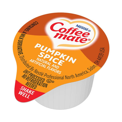 Coffee Mate - Pumpkin Spice Single Serve Creamer 0.38oz (11ml) 50 Count