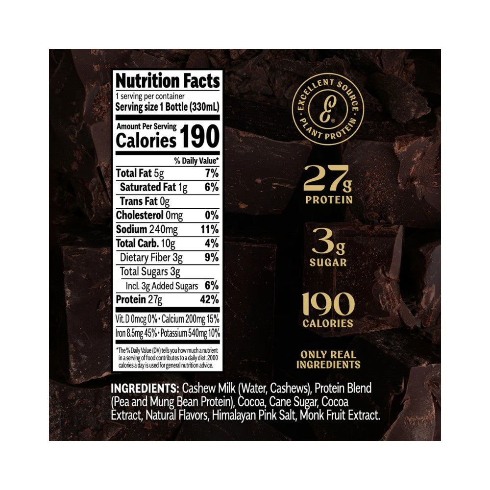 Elmhurst - Clean Protein Sea Salt Chocolate 11 FL OZ (300ml)