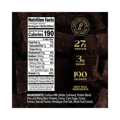 Elmhurst - Clean Protein Sea Salt Chocolate 11 FL OZ (300ml)