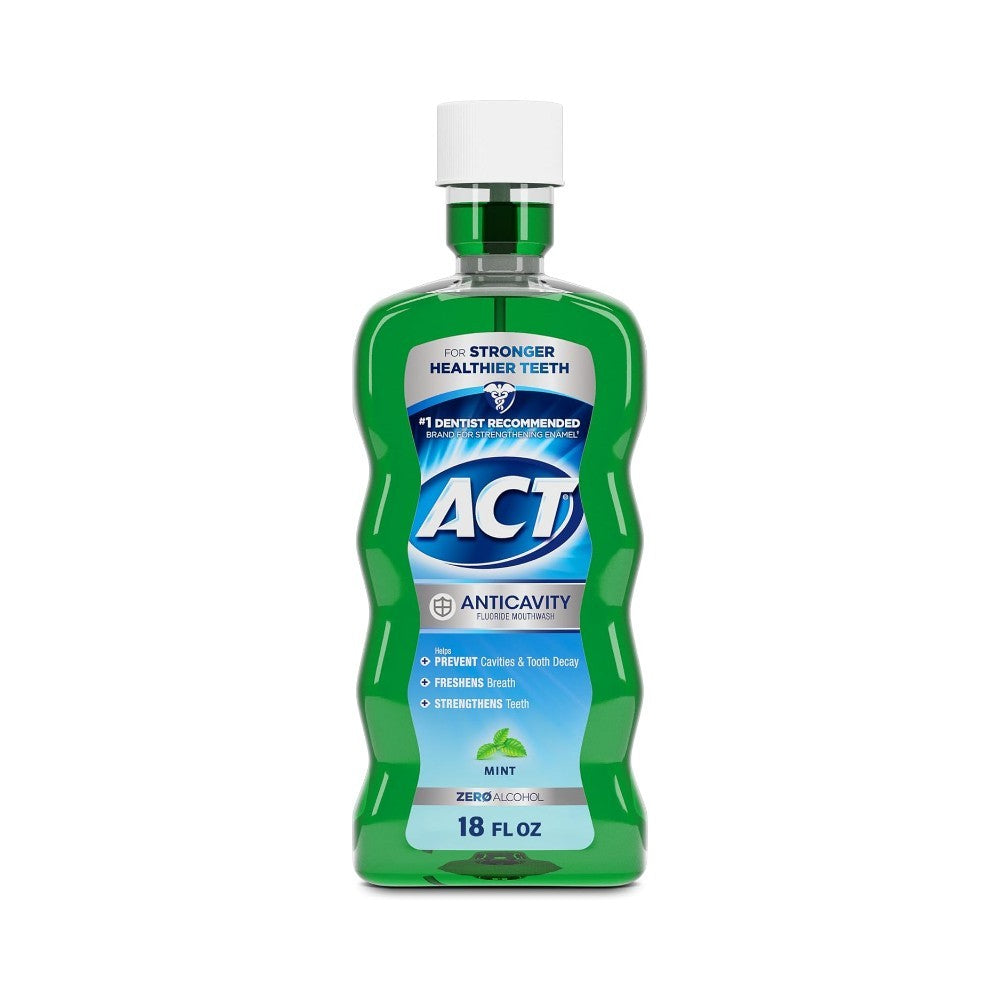 ACT - Mouthwash Anticavity Fresh Mint 18oz (532ml)