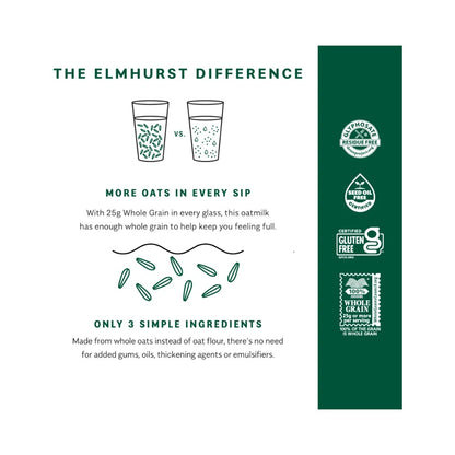 Elmhurst Milked Oats Unsweetened 32oz (946ml)