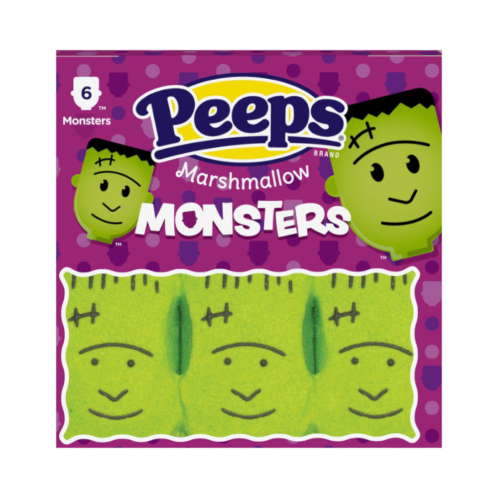 Peeps Marshmallow Monsters 6's 85g