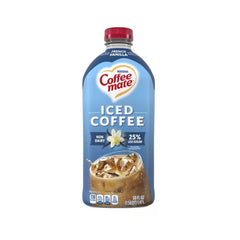 Coffee Mate Iced Coffee French Vanilla Flavored Iced Coffee Non-Dairy Ready to Drink 50oz (1.47L)