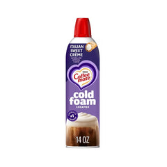 Coffee mate Non Dairy Italian Sweet Creme Flavoured Cold Foam Coffee Creamer 14oz (414ml)