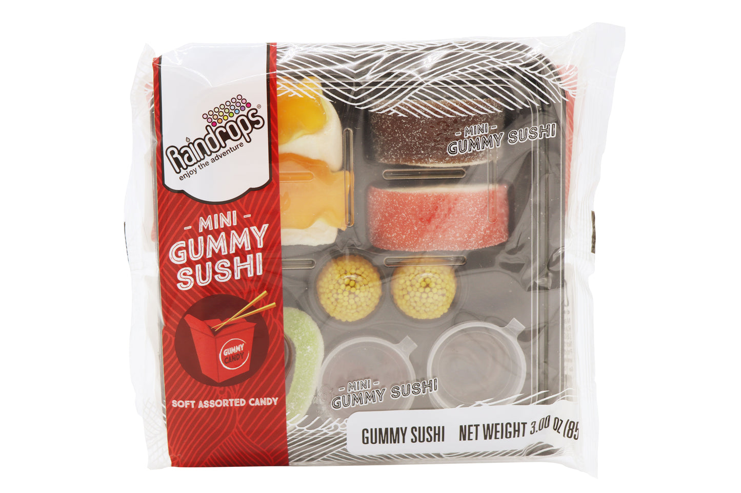 Raindrops Gummy Sushi 3oz (85g)