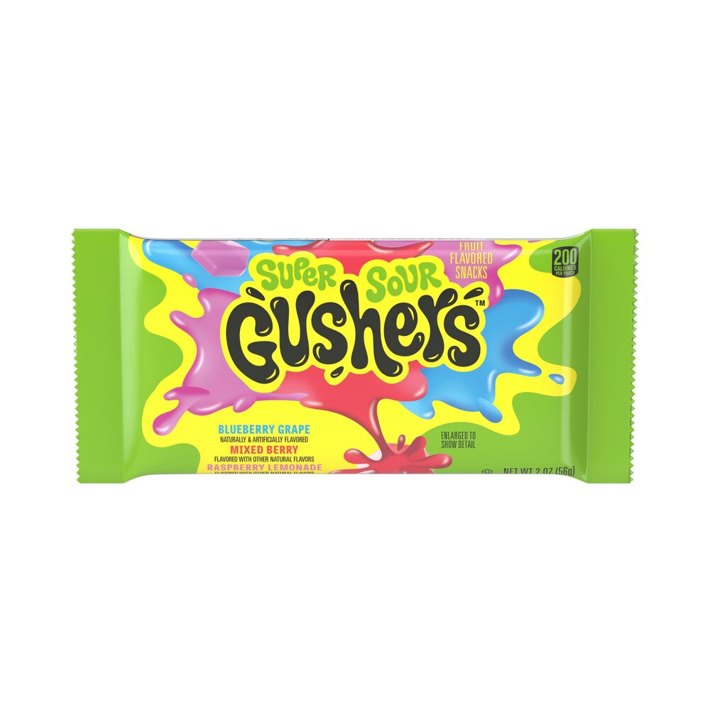 Gushers Super Sour Berry Pouch 1.9oz (54g)