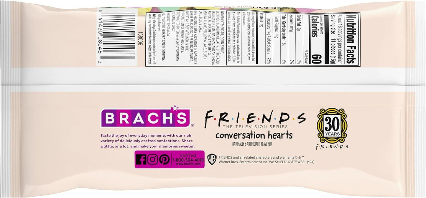 Brachs FRIENDS Conversation Hearts 8.5oz (241g)
