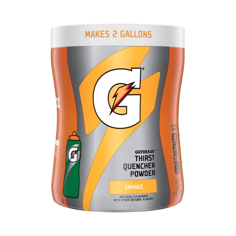 Gatorade Thirst Quencher Orange Drink Mix 18.3oz (521g)