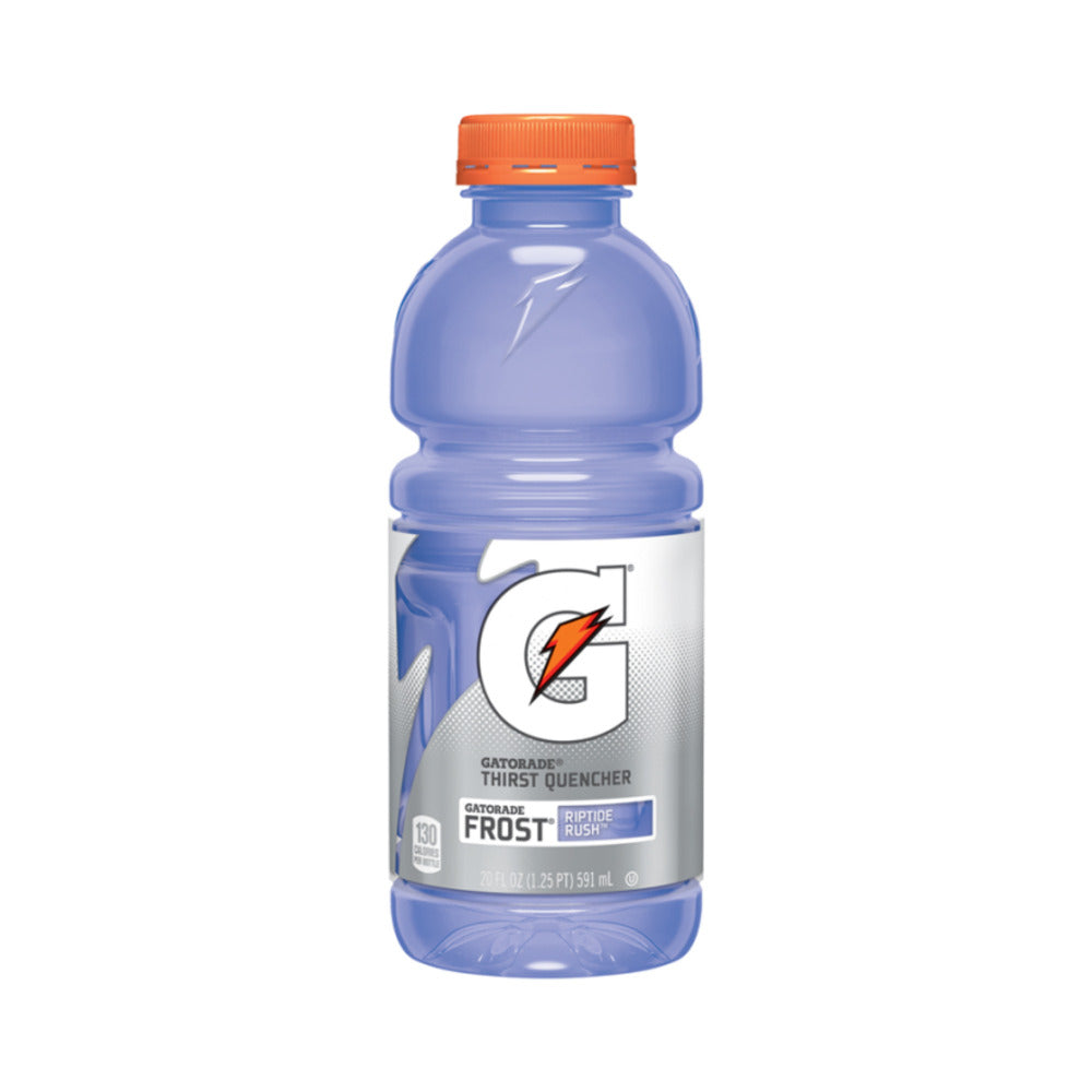 Gatorade Frost Thirst Quencher Riptide Rush Sports Drinks 20oz (591ml)