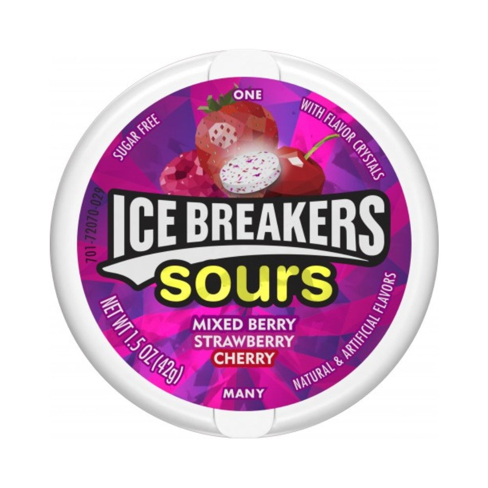 Ice Breakers Sours Berry Mints 1.5oz (42g)