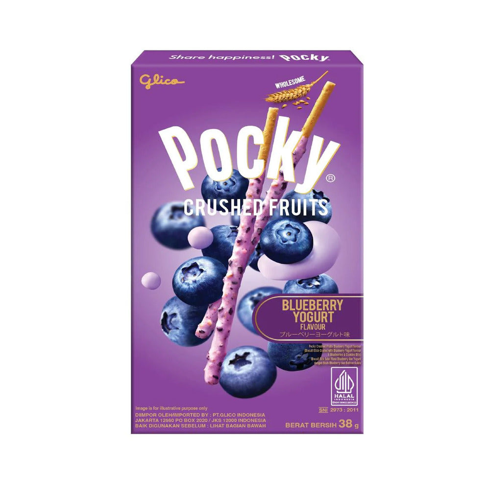 Pocky Crushed Blueberry Yoghurt Biscuits 38g
